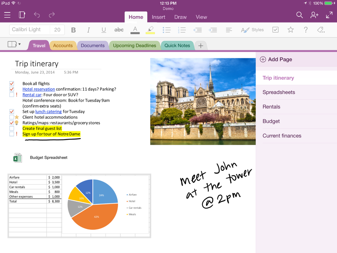 onenote how to use